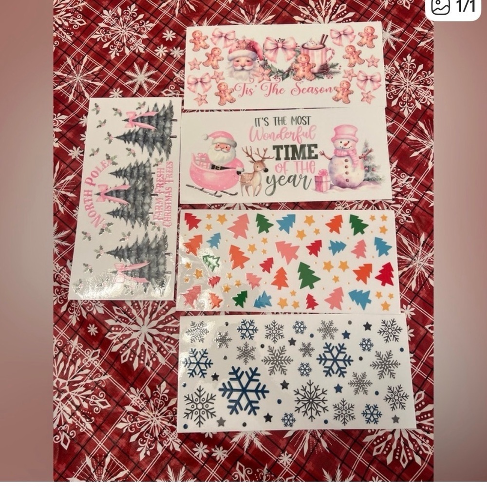 Bundle of 14 UV DFT Stickers